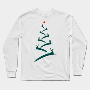 Reindeer Tree Long Sleeve T-Shirt